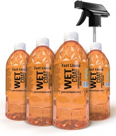 Resim Fast Liquid Wet Coat 500ml - Seramik Katkılı Islak Cila & Hızlı Cila Nano Boya Koruma 4 Adet 