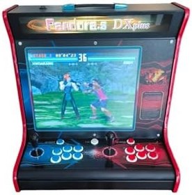 Resim ScHitec 4KHD 3D Pandora 9800 Arcade Oyunlu Taşınabilir Pandora Masaüstü Kabinli 17inç Atari Makinası 