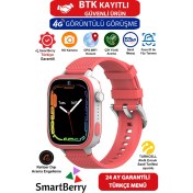 Resim Kırmızı Görüntülü Gps Wi-Fi Çocuk Takip Saati, Net Konum ve Gizli Dinleme Özelliği 