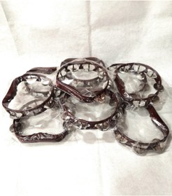 Resim MİMES Dağıtmalık Kına Gecesi Tefi Bordo 10 Adet 