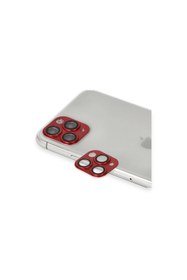 Resim artlab Art İphone 11 Pro Max Pers Alüminyum Kamera Lens - Kırmızı Lab 