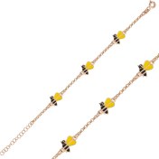 Resim Gumush Gümüş Arı Figürlü Çocuk Bileklik 