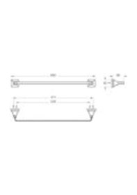 Resim A44733 Artema Elegance Uzun Havluluk Krom 