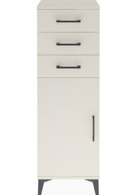 Resim Arges Dolap 3 Çekmeceli Tek Kapaklı 44x30x134 Aytaşı-aytaşı Aytaşı 