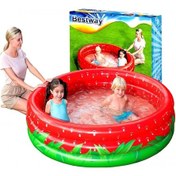 Resim Bestway 51145 3 Boğum. Çilek Temalı Şişme Çocuk Havuzu 160 X 38 Çok Renkli 