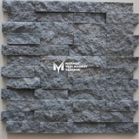 Resim Mym Mermer Yapı Market Bazalt Eskitme Patlatma Mozaik 