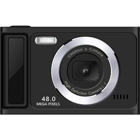 Resim Yeni Hd Dijital Fotoğraf Makinesi Moda Retro Ccd Öğrenci Kart Makinesi Mini Kamera Kaynak Fabrika K09 Siyah Hafıza Kartı Hariç 