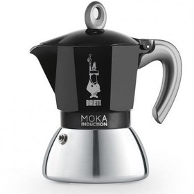 Resim Bialetti Moka Pot İndüksiyon 4 Cup Siyah 