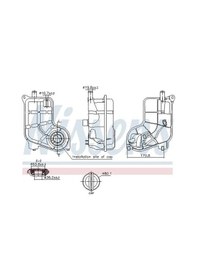 Resim Audi A4 B6 Yedek Su Deposu 1.8 2003-2005 Bfb Nıssens 996287 