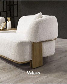 Resim Moka Kanepe & Üçlü Koltuk 3'lü Ekru 