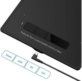 Resim Assess Store Xp-Pen G960S Grafik Tablet 9x6 Inç Kalem Tablet Çizim Tableti, Windows 10/8/7 ve Mac Os ve Için Pilsiz Stylus ile 