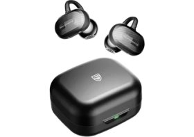 Resim Soundpeats Air Clip Open-Ear Enc Ows Bluetooth 5.4 Kablosuz Kulaklık Siyah 
