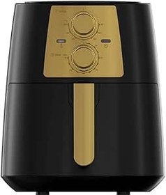 Resim Luxell Fast Fryer Xl Fritöz Black Gold Fc5937 Air Fryer Fastcook Colour Series 