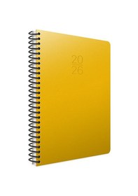 Resim Gıpta 2026 Spiralli Günlük Ajanda Sert Kapak 17x24 Cm 407-sek Sarı Sarı 
