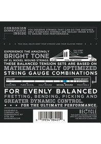 Resim D'addario Exl110bt Xl Nickel Serisi Elektro Gitar Tel Seti 10-46 - Nickel Wound 