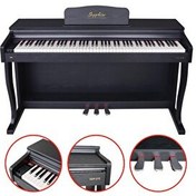 Resim Jwin Sapphire SDP-215B Çekiç Aksiyonlu Siyah Dijital Piyano - Tabure - Kulaklık 
