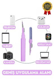 Resim EWEC Bluetooth Ve Kablosuz Kulaklık Temizleme Kalemi Aparatı, 3'ü 1 Arada Temizleme Kalemi Kiti 