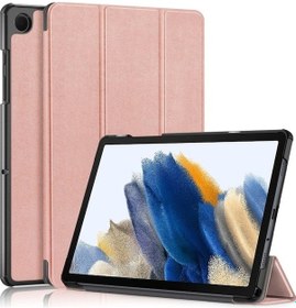 Resim Samsung Galaxy Uyumlu Tab A9 İçin Artı 3 Katlı Deri Akıllı Tablet Kasası Diğer 