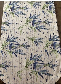 Resim Lavanta Bahçesi Desenli Runner Çok Renkli 