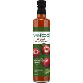 Resim WEFOOD Organik Elma Sirkesi 500 ml 