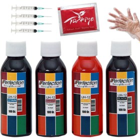 Resim Perfection Hp Gt5820/gt5810/5820/hp 315/hp 415/515/615 Serisi Uyumlu Mürekkep Dolum Seti 4x100 Ml. 