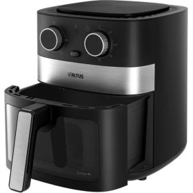 Resim Altus 6.5l Siyah Eco Airfryer, Güçlü ve Şık Tasarım, Sağlıklı Pişirme 