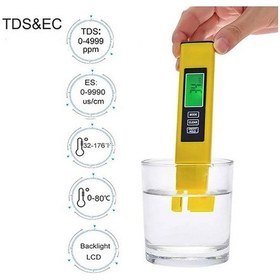 Resim Tds-3 İn 1 Tds Metre İletkenlik Ölçer 