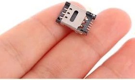 Resim Nano Sim Kart Soket Micro 6 Pin Açılabilir Kilitli Kapak Gsm Akıllı Saat Apple Iphone Cep Telefonu 