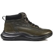 Resim Greyder 16490 Haki Renk Hakiki Deri Erkek Sneaker Bot Haki 