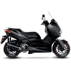Resim Kırmızı Beyaz Yamaha Xmax Jant Dış Sticker Etiket Modeli 