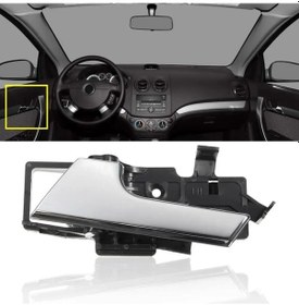 Resim Lh-araba Sol/sağ İç Kapı Kolu Chevy Aveo Aveo5 G3 2007 2008 2009 2010 