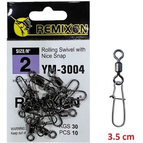 Resim Remixon Ym-3004 No:2 Klipsli Fırdöndü 10 Adet 