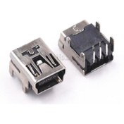 Resim Platoon 5 Pin Soket Mini Usb Soket Lehimlik 5 Pin Konnektör Mini Usb Konnektör 