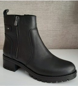 Resim Castle Black 4663 Kadın Hakiki Deri Bot Siyah 