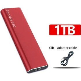 Resim Yeni Taşınabilir Ssd 2 Tb Katı Hal Sürücü Harici Sabit Disk 128 Tb Büyük Kap Red 1tb Diğer 