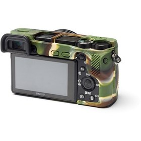 Resim EasyCover Sony A6500 Uyumlu Kamuflaj Desenli Silikon Kılıf Ecsa6500c 