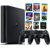 Resim Sony Ps4 Slim 500 GB 2 Adet Dualshock 4 10 Adet Dijital Oyun 12 Ay Garanti Alfa Consol Güvencesiyle 