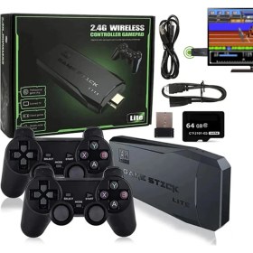 Resim Kinhank Super Konsol S2 12000 Retro Oyun Ps1/gbc/gba/sfc 64G 2.4g Çift Kablosuz Joystick 
