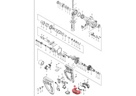 Resim Makita DHR202RTJ Akü Gövdesi Ürün Kodu 187212-3 