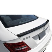 Resim Mercedes W204 C Serisi Uyumlu Coupe Spoiler Boyasız 