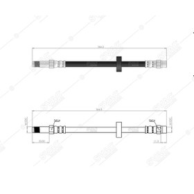 Resim SVAC 92-117 Fren Hortumu Ön Sağ Volvo S60 I (384) 2.0 T 99-06 S80 I (184) 2.0 T 99-06 V70 II (285) 2.0 T 99-06 