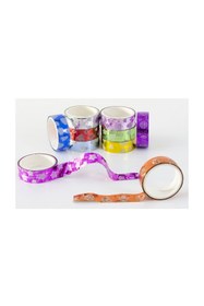 Resim Lino Metalik Desenli Bant 50 Adet 15 Mmx3 Mt. 