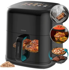 Resim Cecotec Cecofry Grill Smokin Prime 6500 Dumansız Airfryer 6,5L Izgara Fritöz Sağlıklı Yağsız Pişirme 