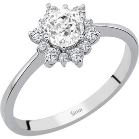 Resim Sirius Pırlanta Ve Beyaz Topaz Taşlı Dellara Yüzük 0847r0064 
