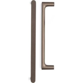 Resim System 4732 Modern Tırtıklı Kulp Koyu Bronz Saten Renk 192 mm (Iki Delik Arası Mesafe) 