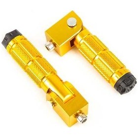 Resim Ulzyvf Katlanır 8mm Motosiklet Pedalı - Kaymaz, Paslanmaz Alüminyum Ayaklık, Bisiklet/atv/utv Uyumlu 
