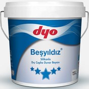 Resim Dyo Silikonlu Dış Cephe Beyaz Beşyıldız 15 lt 