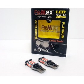 Resim Femex Platinum T15 W16W Kırmızı Led Ampul Parlak - 3. Stop Ampulu 