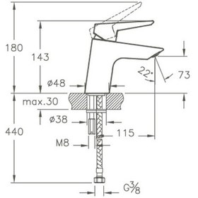 Resim Artema Solid S A42440 Lavabo Bataryası 