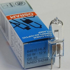 Resim Osram 64610 Hlx 50W 12V G6.35 Halojen Lamba 